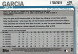 #450 Greg Garcia 1730/2019 Gold San Diego Padres 2019 Topps Series 2 Baseball Card GYA