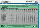 #669 Mallex Smith 1958/2019 Gold Seattle Mariners 2019 Topps Series 2 Baseball Card GYA