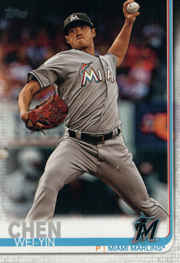 #479 Wei-Yin Chen Miami Marlins 2019 Topps Series 2 Baseball Card GYA