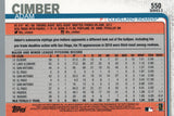 #550 Adam Cimber Rookie Cleveland Indians 2019 Topps Series 2 Baseball Card GYA