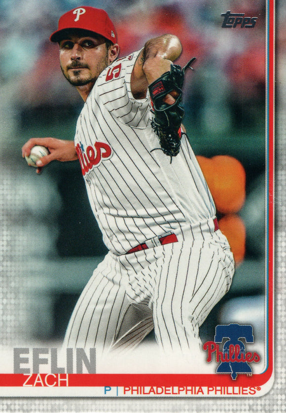 #455 Zach Eflin Philadelphia Phillies 2019 Topps Series 2 Baseball Card GYA