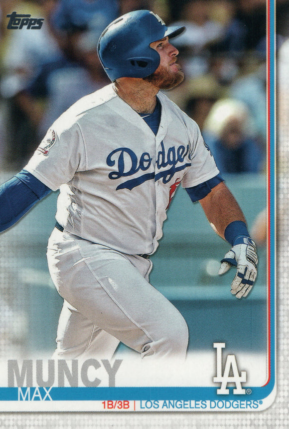 #658 Max Muncy Los Angeles Dodgers 2019 Topps Series 2 Baseball Card GAZ