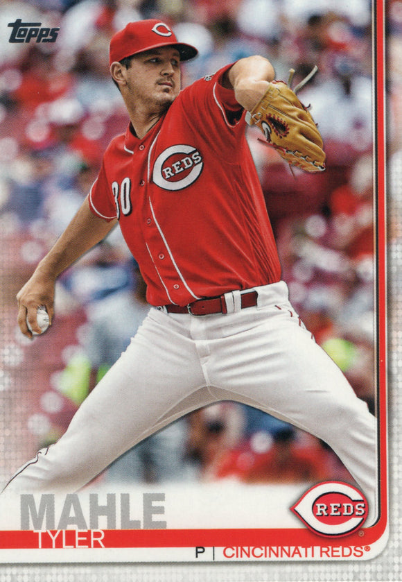 #399 Tyler Mahle Cincinnati Reds 2019 Topps Series 2 Baseball Card GAZ