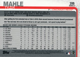 #399 Tyler Mahle Cincinnati Reds 2019 Topps Series 2 Baseball Card GAZ