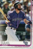 #601 David Dahl Colorado Rockies 2019 Topps Series 2 Baseball Card GAZ