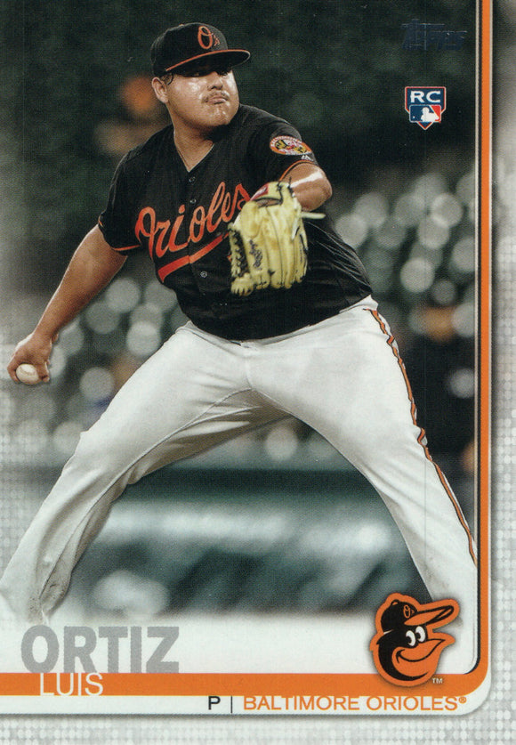#678 Luis Ortiz Rookie Baltimore Orioles 2019 Topps Series 2 Baseball Card GAZ