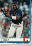 #595 Yandy Diaz Cleveland Indians 2019 Topps Series 2 Baseball Card GAZ