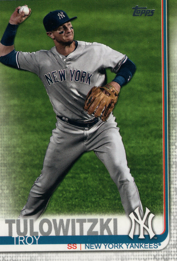 #622 Troy Tulowitzki New York Yankees 2019 Topps Series 2 Baseball Card GAZ
