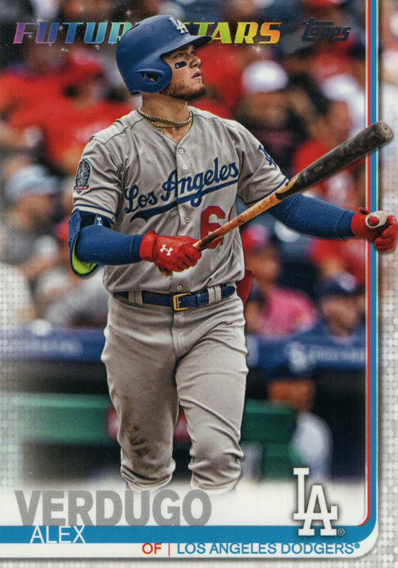 #671 Alex Verdugo Future Stars Los Angeles Dodgers 2019 Topps Series 2 Baseball Card GAZ