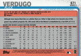 #671 Alex Verdugo Future Stars Los Angeles Dodgers 2019 Topps Series 2 Baseball Card GAZ