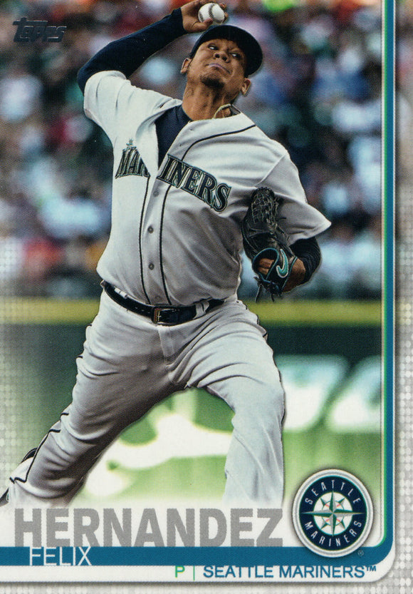 #699 Felix Hernandez Seattle Mariners 2019 Topps Series 2 Baseball Card GAZ