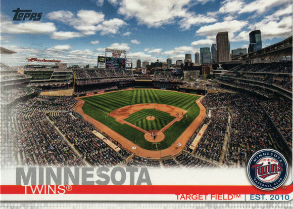 #424 Target Field Minnesota Twins 2019 Topps Series 2 Baseball Card GAZ