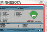 #424 Target Field Minnesota Twins 2019 Topps Series 2 Baseball Card GAZ