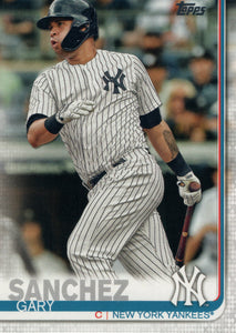 #353 Gary Sanchez New York Yankees 2019 Topps Series 2 Baseball Card GAZ