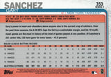 #353 Gary Sanchez New York Yankees 2019 Topps Series 2 Baseball Card GAZ