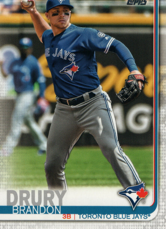 #686 Brandon Drury Toronto Blue Jays 2019 Topps Series 2 Baseball Card GAZ