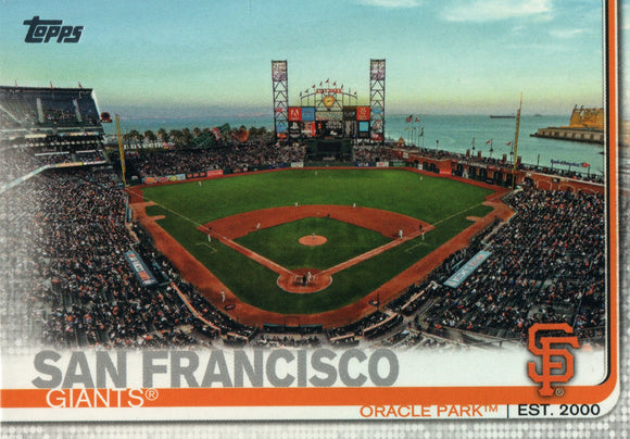 #616 Oracle Park San Francisco Giants 2019 Topps Series 2 Baseball Card GAZ