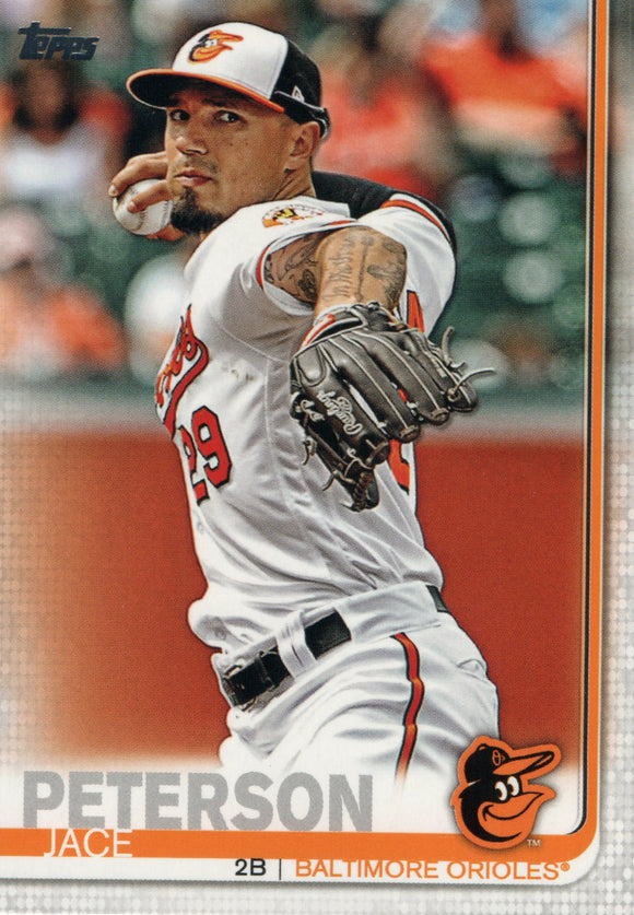 #404 Jace Peterson Baltimore Orioles 2019 Topps Series 2 Baseball Card GAZ