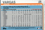#418 Jason Vargas New York Mets 2019 Topps Series 2 Baseball Card GAZ