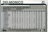 #577 Nicky Delmonico Chicago White Sox 2019 Topps Series 2 Baseball Card GAZ