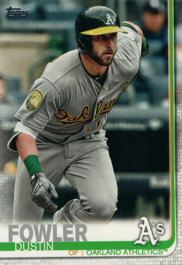 #630 Dustin Fowler Oakland Athletics  2019 Topps Series 2 Baseball Card GAZ