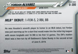 U-300 Yordan Alvarez Topps All Star Rookie Houston Astros 2020 Topps Update Baseball Card