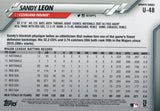 U-48 Sandy Leon  Cleveland Indians 2020 Topps Update Baseball Card