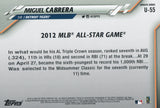 U-55 Miguel Cabrera 2012 MLB All Star Game Detroit Tigers 2020 Topps Update Baseball Card