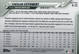 U-23 Cheslor Cuthbert Chicago White Sox 2020 Topps Update Baseball Card