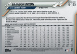 U-135 Brandon Dixon Detroit Tigers 2020 Topps Update Baseball Card