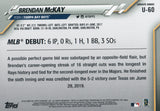 U-60 Brendan Mckay Rookie Tampa Bay Rays 2020 Topps Update Baseball Card