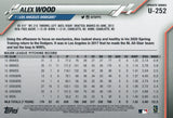 U-252 Alex Wood Los Angeles Dodgers 2020 Topps Update Baseball Card