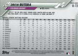 U-72 Drew Butera Colorado Rockies 2020 Topps Update Baseball Card