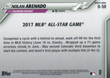 U-50 Nolan Arenado 2017 MLB All Star Game Colorado Rockies 2020 Topps Update Baseball Card