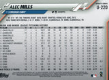 U-220 Alec Mills Chicago Cubs 2020 Topps Update Baseball Card