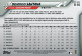 U-95 Domingo Santana Cleveland Indians 2020 Topps Update Baseball Card