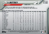 U-262 Ty Buttrey Los Angeles Angels 2020 Topps Update Baseball Card