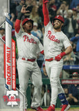 U-74 Bryce Harper Jean Segura Veteran Combos VO Philadelphia Phillies 2020 Topps Update Baseball Card