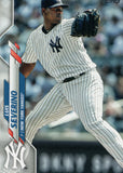 U-188 Luis Severino New York Yankees 2020 Topps Update Baseball Card