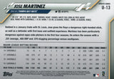 U-13 Jose Martinez Tampa Bay Rays 2020 Topps Update Baseball Card