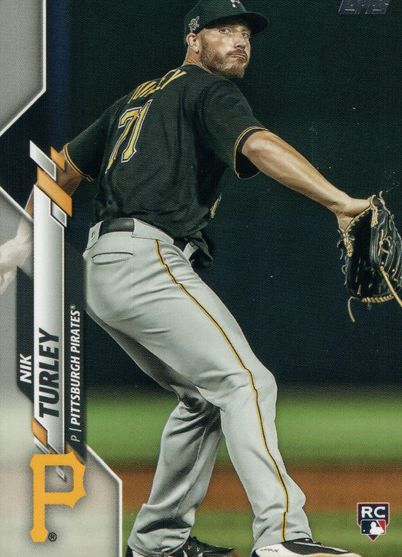 U-112 Nik Turley Rookie Pittsburgh Pirates 2020 Topps Update Baseball Card