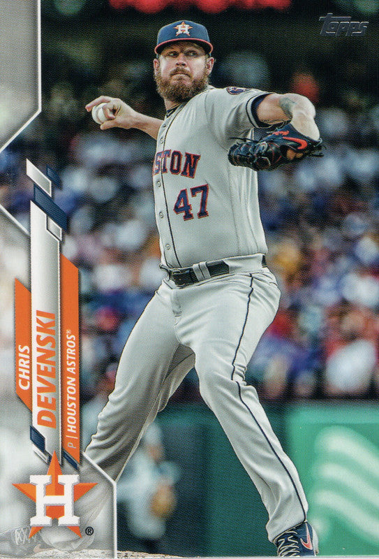 U-223 Chris Devenski Houston Astros 2020 Topps Update Baseball Card