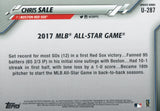U-287 Chris Sale 2017 MLB All Star Game Boston Red Sox 2020 Topps Update Baseball Card