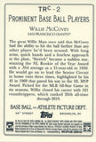 TRC-2 Willie Mccovey San Francisco Giants 2020 Topps Update Baseball Card