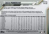 U-32 Drew Pomeranz San Diego Padres 2020 Topps Update Baseball Card