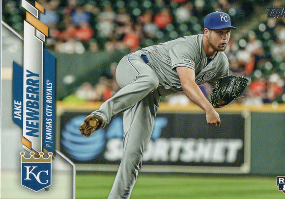 U-105 Jake Newberry Kansas City Royals 2020 Topps Update Baseball Card