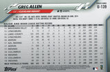 U-139 Greg Allen Cleveland Indians 2020 Topps Update Baseball Card