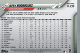 U-239 Jefry Rodriguez Cleveland Indians 2020 Topps Update Baseball Card