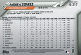 U-217 Andrew Suarez San Francisco Giants 2020 Topps Update Baseball Card
