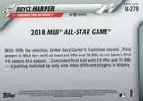 U-279 Bryce Harper 2018 MLB All Star Game Washington Nationals 2020 Topps Update Baseball Card